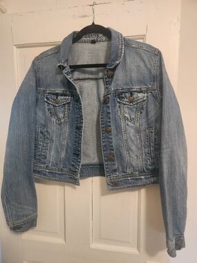 American Eagle Blue Denim Trucker Jacket